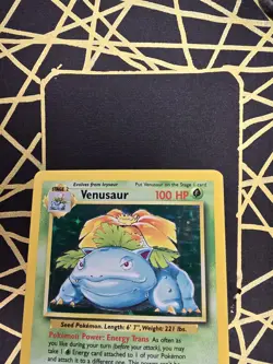 🔥 Venusaur 15/102 🔥 Original Holo Rare Base Set Pokemon Card WOTC TCG 1999 - Image 4