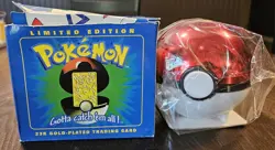 Nintendo Pokemon Burger King Trading Card Gold Plated 23k Blue Togepi Sealed - Image 3