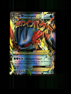 Custom Holo Swampert EX Card Swampert Card READ DESCRIPTION BELOW - Image 1