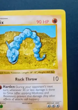Pokemon Cards: Base Set 1st Edition Common: Onix 56/102 - Image 4