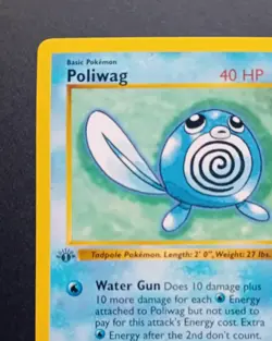 Pokemon Cards: Base Set 1st Edition Common: Poliwag 59/102 - Image 3