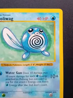 Pokemon Cards: Base Set 1st Edition Common: Poliwag 59/102 - Image 4