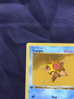 Pokemon Cards: Base Set 1st Edition Common: Staryu 65/102 - Image 2