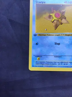 Pokemon Cards: Base Set 1st Edition Common: Staryu 65/102 - Image 5