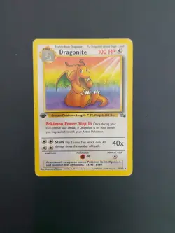 Pokemon TCG Dragonite Fossil Card 19/62 Regular Rare 1ST EDITION - Image 3