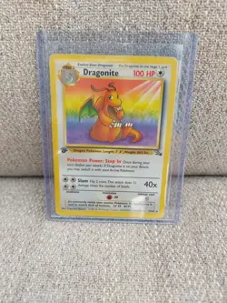 Pokemon TCG Dragonite Fossil Card 19/62 Regular Rare 1ST EDITION - Image 4