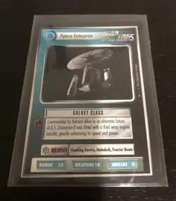 Star Trek CCG - Future Enterprise Card - Ultra Rare - Alternate Universe - Image 1
