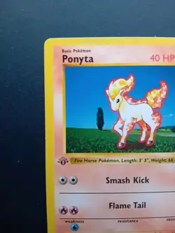 Pokemon Cards: Base Set 1st Edition Common: Ponyta 60/102 - Image 3