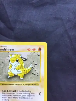 Pokemon Cards: Base Set 1st Edition Common: Sandshrew 62/102 - Image 3