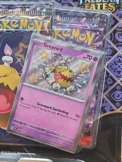 Pokemon TCG Paldean Fates Tech Sticker Collection Greavard new sealed card game - Image 2