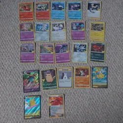 Pokemon TCG 25th Anniversary Celebrations Bundle Of 22 Cards No Duplicates - Image 1