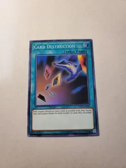 Yugioh - Card Destruction OP09-EN008 NM Unlimited Super Rare - Image 1