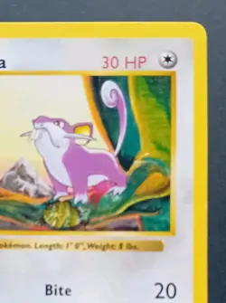 Pokemon Cards: Base Set 1st Edition Common: Rattata 61/102 - Image 4