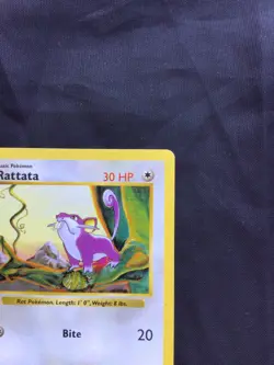 Pokemon Cards: Base Set 1st Edition Common: Rattata 61/102 - Image 3