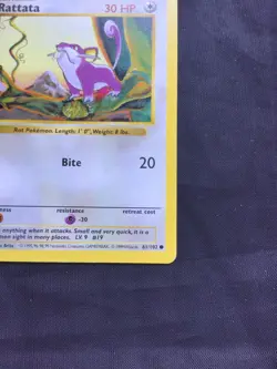 Pokemon Cards: Base Set 1st Edition Common: Rattata 61/102 - Image 4
