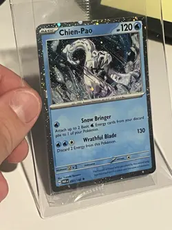 Chien-Pao 057/182 Cosmos Holo Card + Stickers - Paradox Rift Promo Sealed - Image 1