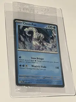 Chien-Pao 057/182 Cosmos Holo Card + Stickers - Paradox Rift Promo Sealed - Image 3