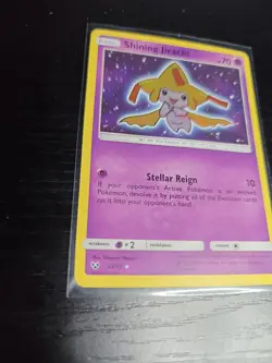 Pokemon TCG 2017 Shining Legends Set Shining Jirachi 42/73 Holo Rare NM/M Card - Image 2