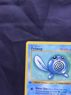 Pokemon Cards: Base Set 1st Edition Common: Poliwag 59/102 - Image 2