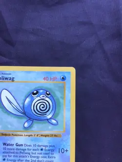 Pokemon Cards: Base Set 1st Edition Common: Poliwag 59/102 - Image 3