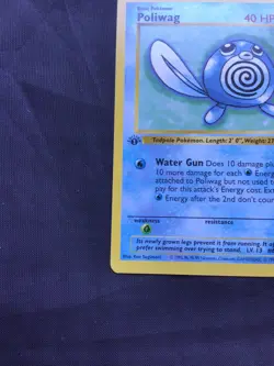 Pokemon Cards: Base Set 1st Edition Common: Poliwag 59/102 - Image 5