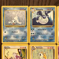Pokemon Base Set Lot Of 8 Cards (1999) NM - Image 3