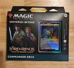NEW Magic the Gathering Lord of the Rings Food and Fellowship Commander Deck 195166205052 - Image 1