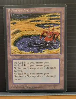mtg SULFUROUS SPRINGS MP Ice Age -Argo- - Image 1
