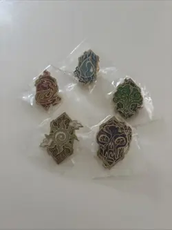 * Complete Set of 5 * MagicCon Atlanta 2025 Exclusive Mana Symbol Pins MTG Magic - Image 1