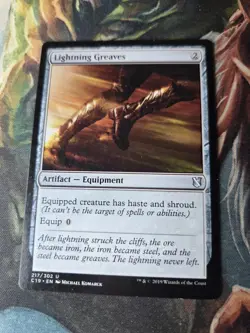 Mtg - Lightning Greaves - Commander 2019 (C19) - Uncommon - NM - Image 2