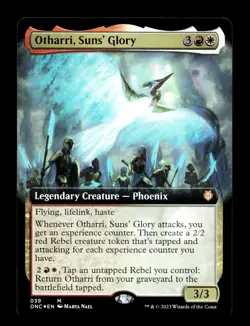 Otharri, Suns' Glory (Extended Art) 39 Foil M Commander: Phyrexia: All Will Be O - Image 1