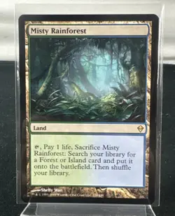 Magic The Gathering: Misty Rainforest Zendikar Regular - MR3 - Image 1