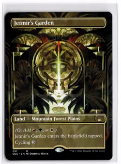 Borderless Jetmir's Garden Streets of New Capenna LP x1 MTG Magic: the Gathering - Image 1