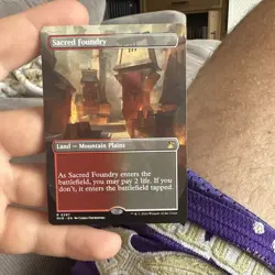 Sacred Foundry (Borderless) Ravnica Remastered Regular - Image 1