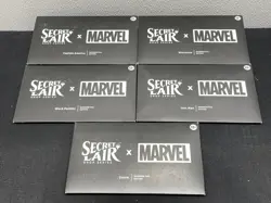 Magic the Gathering MTG Secret Lair X Marvel Rainbow Foil Sealed Set of 5 - Image 1
