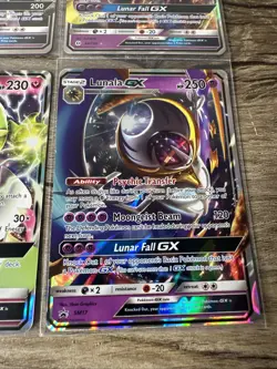 Pokemon TCG GX Lot Of 6 Cards - 2 Of 6 Are Promos Mewtwo, Gardevoir, Lunala Plus - Image 2