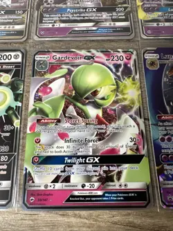Pokemon TCG GX Lot Of 6 Cards - 2 Of 6 Are Promos Mewtwo, Gardevoir, Lunala Plus - Image 3
