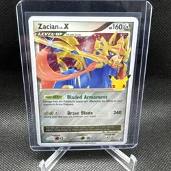 Pokemon 25th Anniversary Zacian LvX Swsh135 Black Star Promo - Image 1