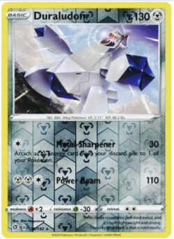 Duraludon - Rare Reverse Holo - 138/192 - Rebel Clash - NM/M - NEW - Image 1