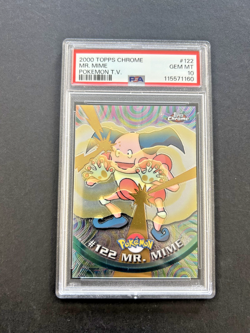 MR. MIME | #122 | PSA 10 | TOPPS CHROME HOLO POKEMON T.V. | G20 - Image 1
