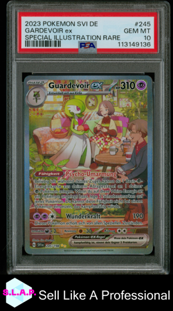 GARDEVOIR EX SPECI4L ILL RARE POKEMON SVI DE-SCARLET & VIOLET 2023 245 PSA 10 - Image 1
