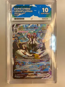 Pokemon Rapid Strike Urshifu VMax 170/163 Battle Styles - Ace All Subgrades 10! - Image 1