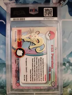 PSA 8 NM-MT PERSIAN Topps Chrome Series 1 #53 Pokemon T.V. TV 2000 - Image 2