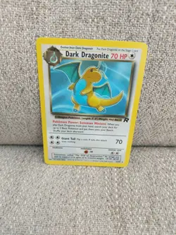 Pokemon TCG Dark Dragonite Non-Holo Rare 22/82 Team Rocket Dratini & Dragonair - Image 2