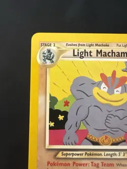 Pokemon Vintage Non-holo Rare Light Machamp Neo Destiny 25/105 WotC - Image 2