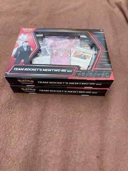 2 x Pokemon TCG Team Rocket’s Mewtwo Ex Box Destined Rivals - BRAND NEW SEALED - Image 2