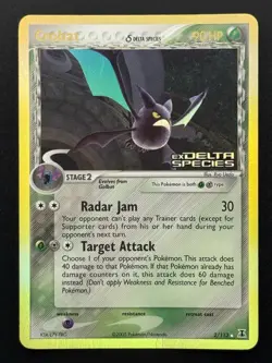 Crobat (Delta Species) 2/113 Delta Species Reverse Holo Rare Pokemon TCG - LP - Image 1
