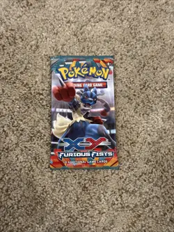 Pokemon TCG XY Furious Fists Sleeved Booster Pack 2014 Edition (Random Art) - Image 1
