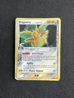 Dragonite (Delta Species) 3/113 Delta Species Holo Rare Pokemon TCG HP DMG - Image 1