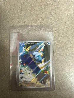 Pokemon TCG White Flare Oshawott Illustration Rare Card 105/86 English - Image 1